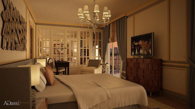 Tmg
master bedroom for private villa.
Designer & visualization: Mohamed Hegazi
Designer director: charbel kallab