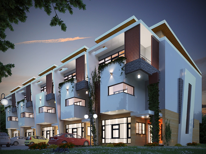 design matrics
up town terrace housing in wuye dist. Abuja 
Nigeria