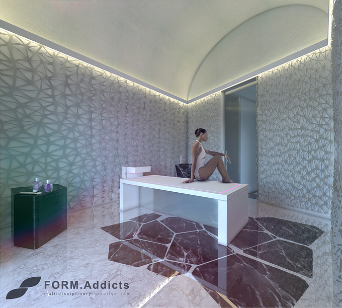 FORM.Addicts - http://www.form-a.gr
Hello everyone!This is one of our latest projects we created in collaboration with Divercity, London.It was a very quick project as the client wanted to communicate the design intentions of the proposal!

Tools used:

revit
3ds
vray
photoshop

you can see the rest of the images here
http://www.behance.net/gallery/Santorini-Grace-Hotel/3810155