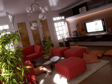 living room area