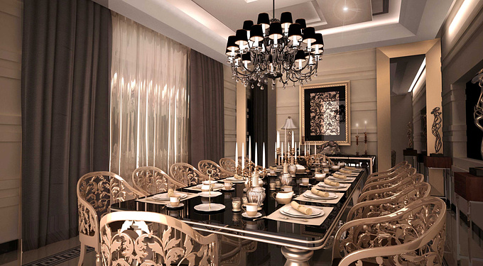 dining room in Qatar