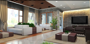 Chat Lounge Interior Design