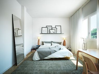 Bedroom in Madrid
