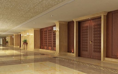 Hotel Interiors - Convention Area Corridor 1