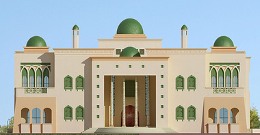 Islamic Architectural Elevation