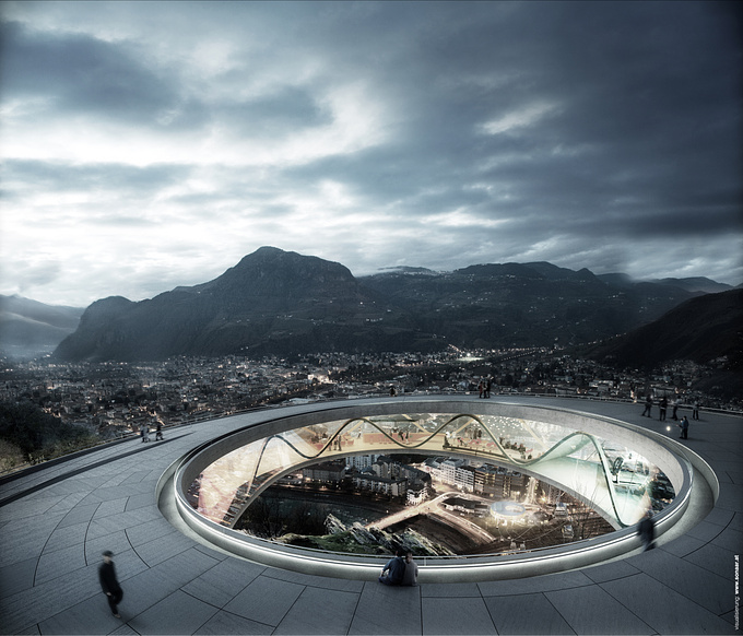  - http://
Architecture by snohetta. Competition for a new cable car in Bolzano / Italy 2014.
