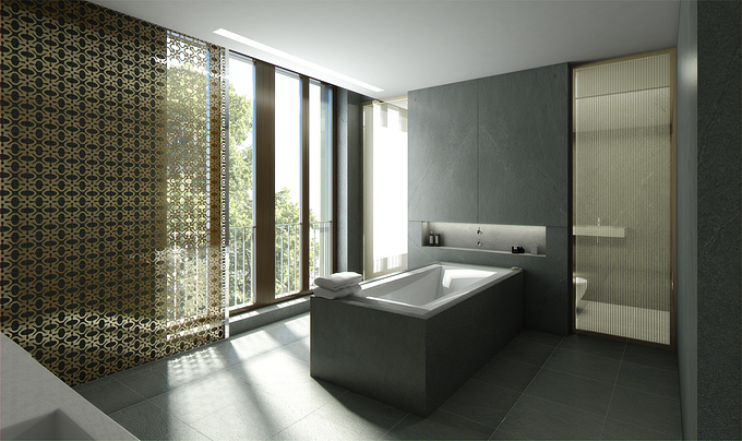 squireandpartners - 
 squireandpartners
 
 
 3ds Max, Vray, PS

 

:) Hi guys and this is my daytime bathroom interior.
Any crits welcome :)

Thank you.
Daniel