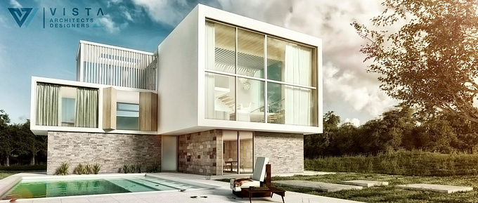 Vista Architects - http://vistarquitectos.com/
A residence designed and rendered by our studio member Eduardo Gamboa.