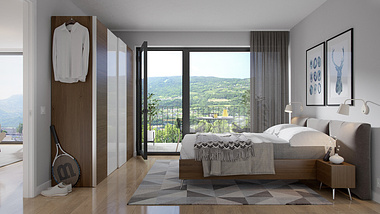 Bedroom design in Swiss