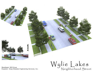 Wylie Lakes streetscape