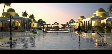 Egypt Sahl Hasheesh - The Arrival Piazza - Day Shot