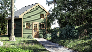 The "Cottage Playhouse" Rendering