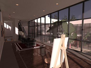 REFLEX Loft Residence illustrating the office