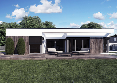 modern house visualisation for local architect
