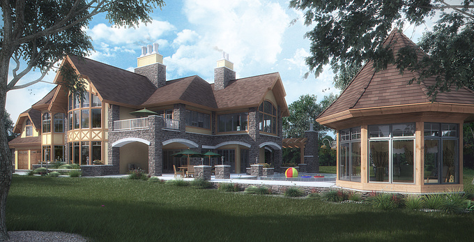 http://www.bobby-parker.com
Here is a pool side rendering, showing the gazebo, for a luxury home being designed.