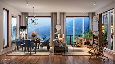 Penthouse “Living Room” - Shimla Hills