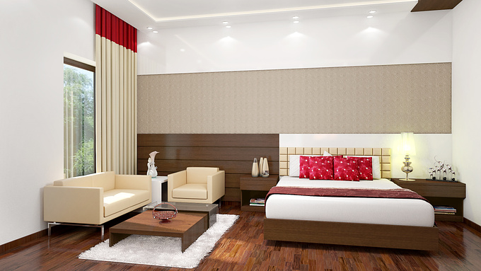 Jhansi Hotel Room in Jhansi, India.