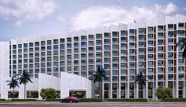 back view of hotel