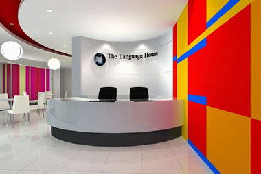 The Language house Reception area