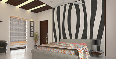 Bed Room, Baroda, Gujarat, India