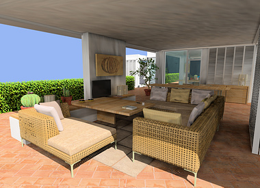 Proposed terrace furniture for home