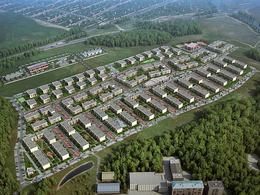 New Vatutinki, residential district buildings