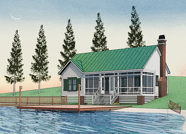 lakeside cottage