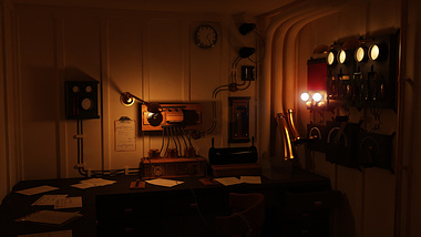 The Titanic's Radio Room