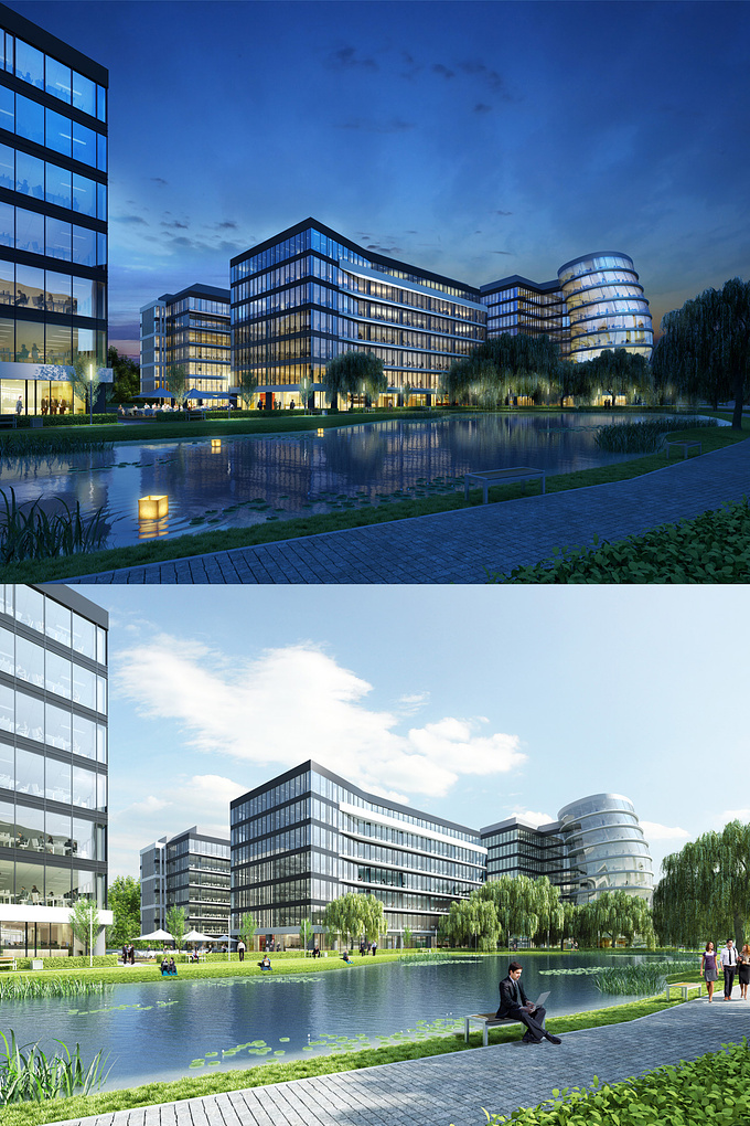 terton - http://www.terton.pl
I would like to present our latest visualizations of the office buildings complex