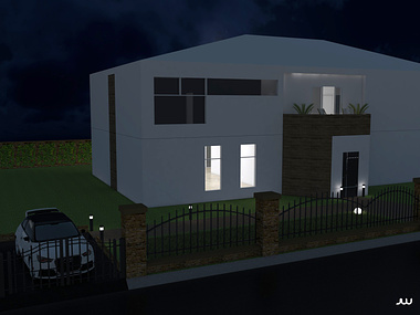House in Night