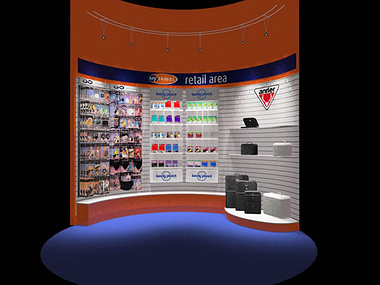 MyTravel retail area