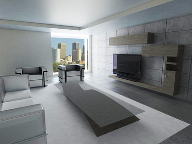 Simple living room