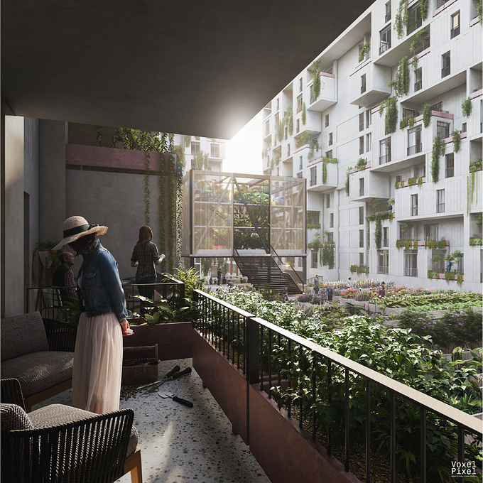 Collective Housing - Urban Lima PUCP
Student: Alexandra Rodriguez .G.
Arch. viz.: Voxel&Pixel