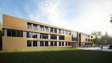 External visualization of the Wiesbaden Health Care Center project