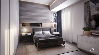 Bedroom interior design and  by VA Studio