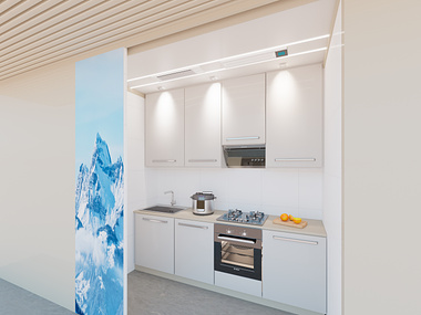 Small kitchen for XYANG air cinditioners