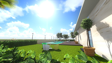 Villa outdoor concept