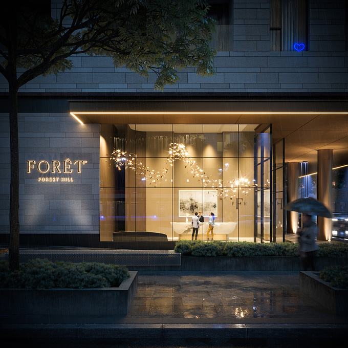 Introducing Forêt™ by Canderel Residential, a singular architectural achievement that embodies the essence of Forest Hill. Rising as a monument of architecture by BDP Quadrangle and interior design by II BY IV DESIGN, its glamour and grace enriches the fabric of a coveted neighbourhood.