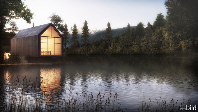 Bild 3d - http://www.bild3d.com
A study image of a lake house.
Sketchup / Vray / Photoshop