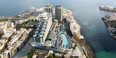Architectural 3D visualization of a Housing Complex in Malta