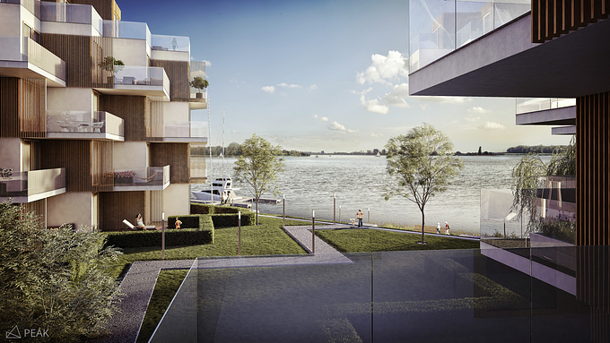 Throwback Thursday 🔙 we are going back in time to 2015 to the project made for  POLE Architekci!

It was the first time when we had a chance to make a visualization of the property located by the lake.

The picturesque location of the building resulted in the creation of the pictures with a unique, "sailing" atmosphere by using elements such as sailing yachts and all types of sailing equipment moored at the quay.