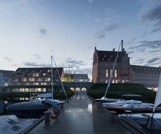 When old meets new.

We would like to share with you one of the most unique project we have had a pleasure to work on so far. We are delightful to present you a pack of images we prepared as a visual presentation of the conceptual project of revitalization and expansion the area of the former Teutonic Castle on the island in the city of Ełk

architect: POLE Architects
visualizations: Volume Visual
duration: 3 weeks
Year: 2020