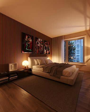 Bedroom Apartament Overcast