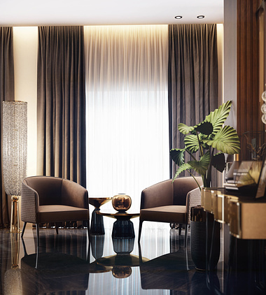 Palm Hills New Cairo interior design by VA Studio