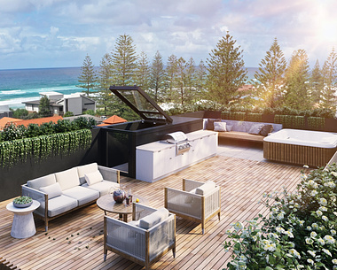 Modern Australian Home - Rooftop