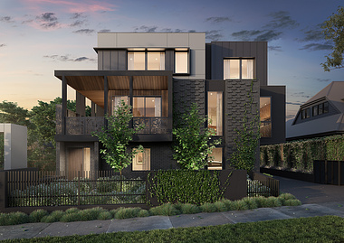 Contemporary Townhouse Units
