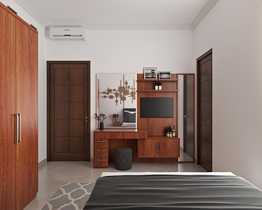 Master Bedroom - Minimalist Design With Solid Wood
