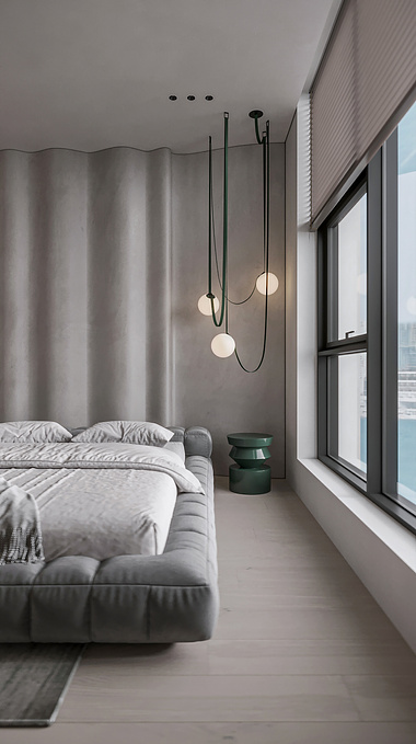 Master bedroom _"Cozy apartment in Dubai"