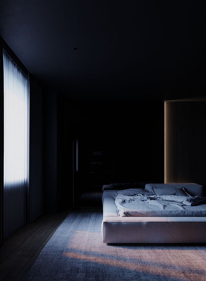 Bedroom aesthetic.

#renderby Rustam, find the artist from the link in bio!

#3drender #architecturalvisualization #architecturelove #architecturehunter #bedroom #interiordesign #cgarchitect