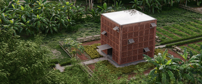 TERRA COTTA STUDIO is an existing building designed by Vietnamese architects TROPICAL SPACE
The workshop is located next to the Thu Bon River, Dien Ban District, Quang Nam Province

Short film by YAUHEN LIASHCHYNSKI